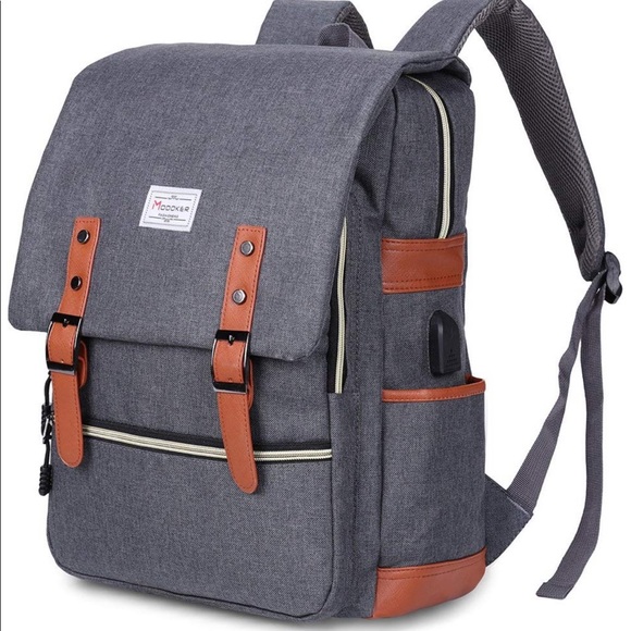 Modoker Dark Grey Backpack - Picture 1 of 4